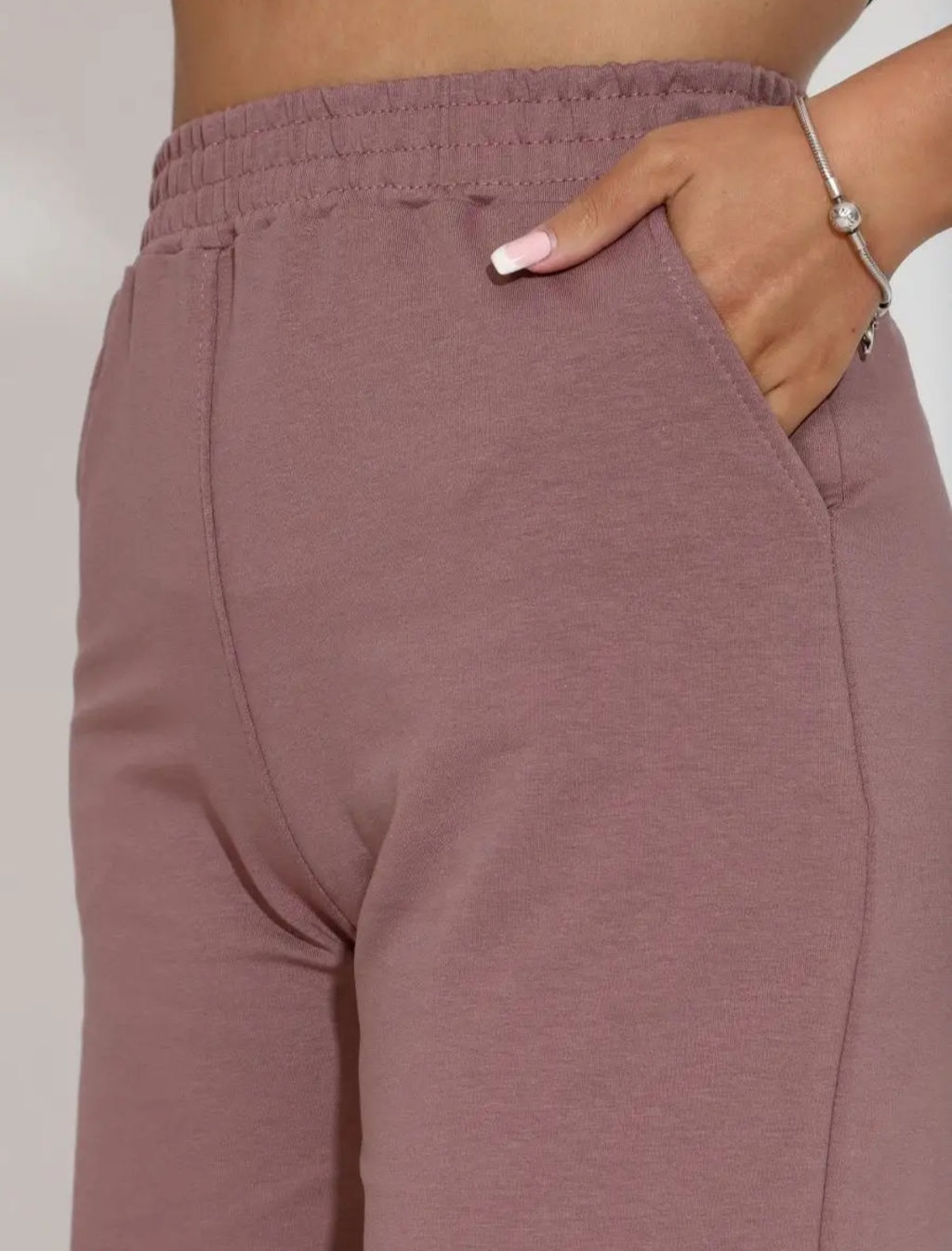 Бермуды трикотажные Латте (М-893) - Лиза фото 8