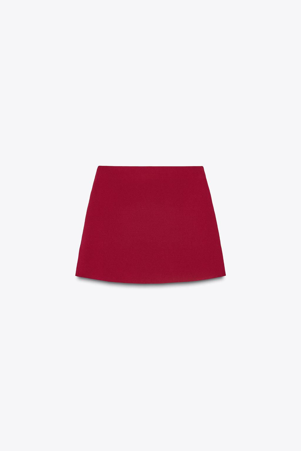 PLAIN KNIT MINI SKIRT - Zara фото 3