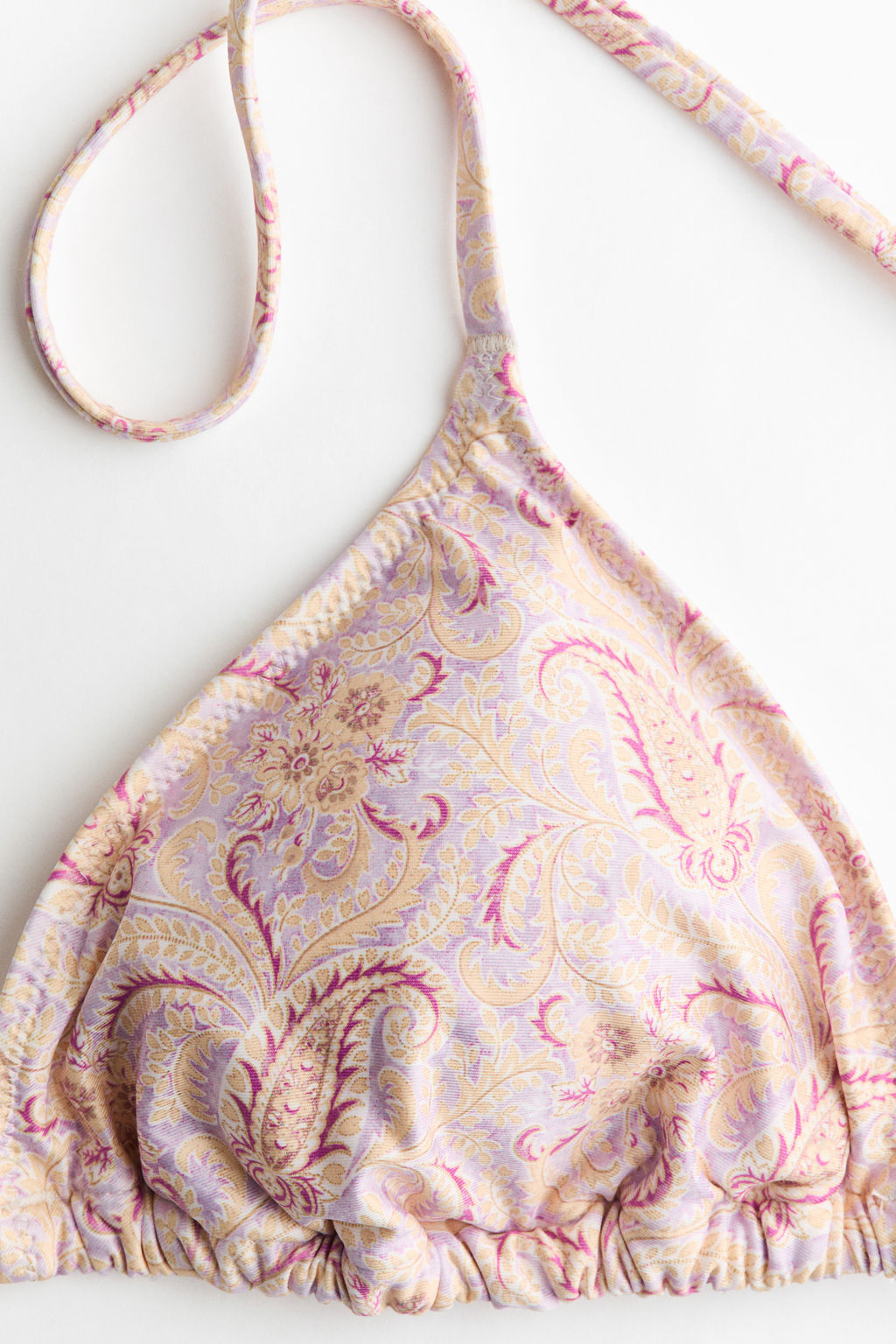 Top de bikini triangular con relleno - H&m фото 11