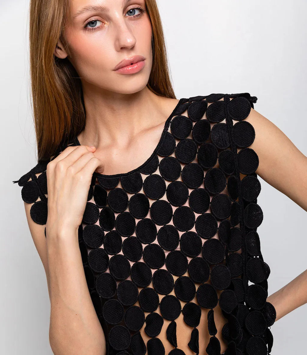 Топ #КТ016 (5), чёрный - Dommod фото 5