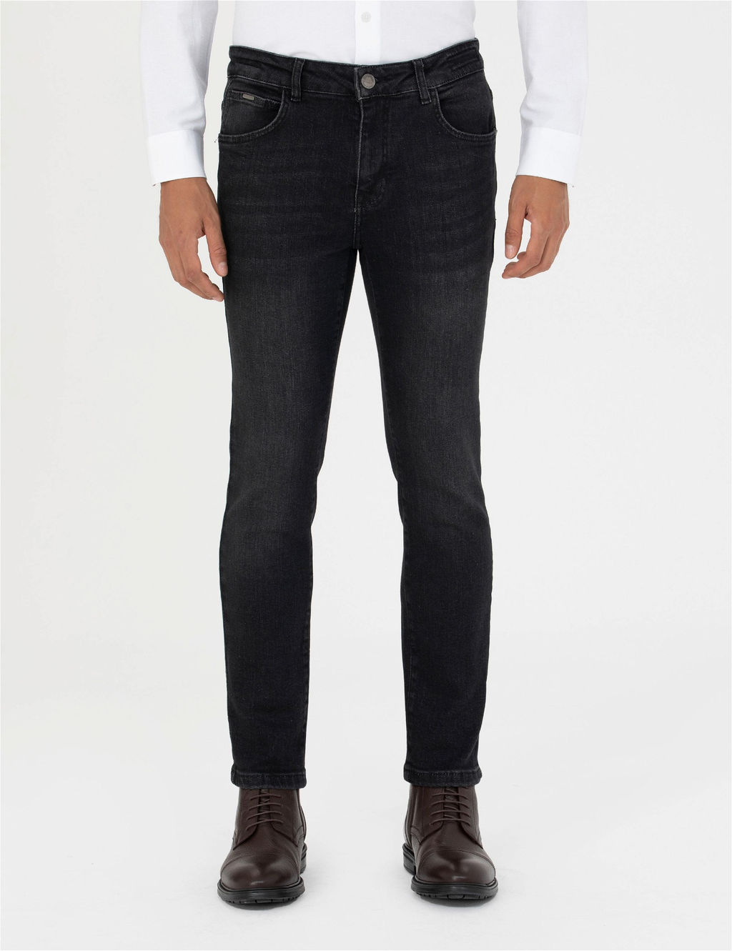 Siyah Slim Fit Jean Pantolon