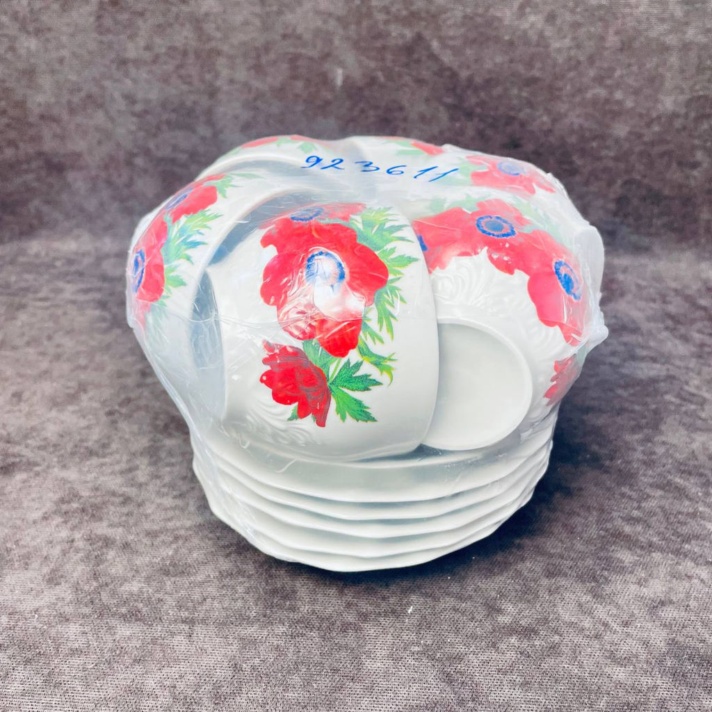 Набор чайный 12 пр Цветы ф 52 _СТМ - Полимербыт фото 3