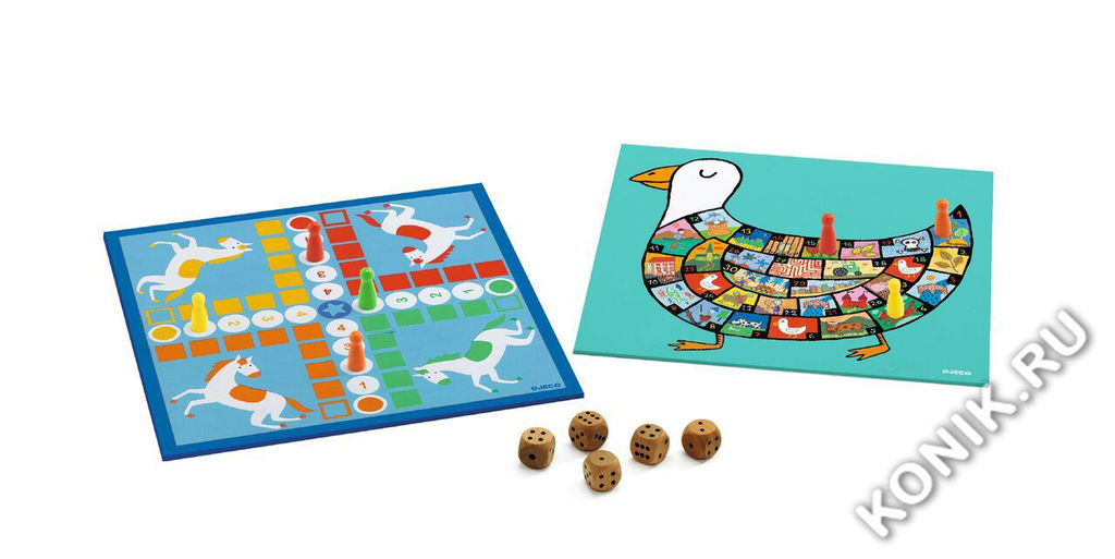 Настольная игра Djeco Классическая 12 в 1  фото 5