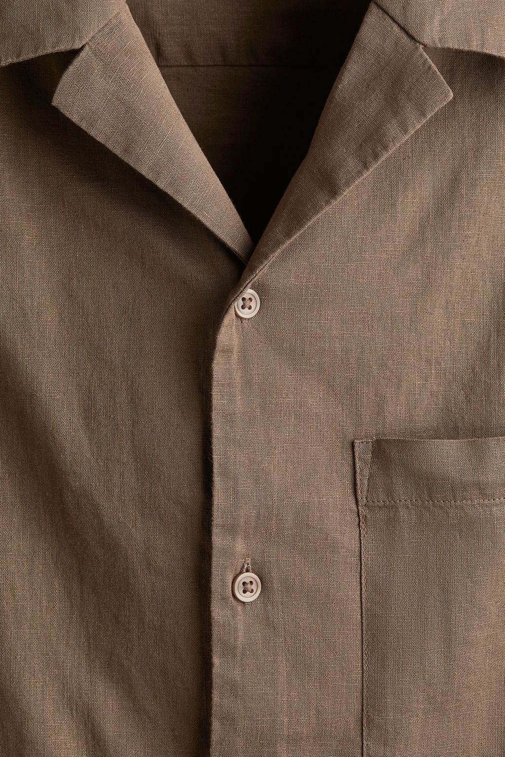 Camisa en mezcla de lino Regular Fit - H&m фото 6