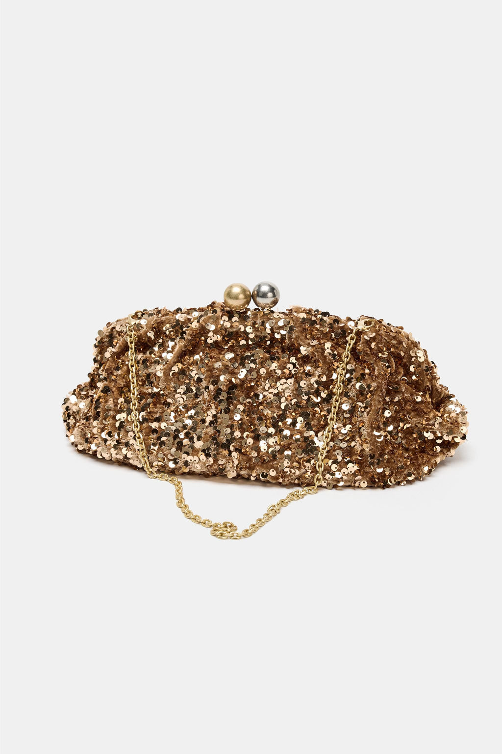 SEQUIN CLUTCH BAG - Zara фото 3