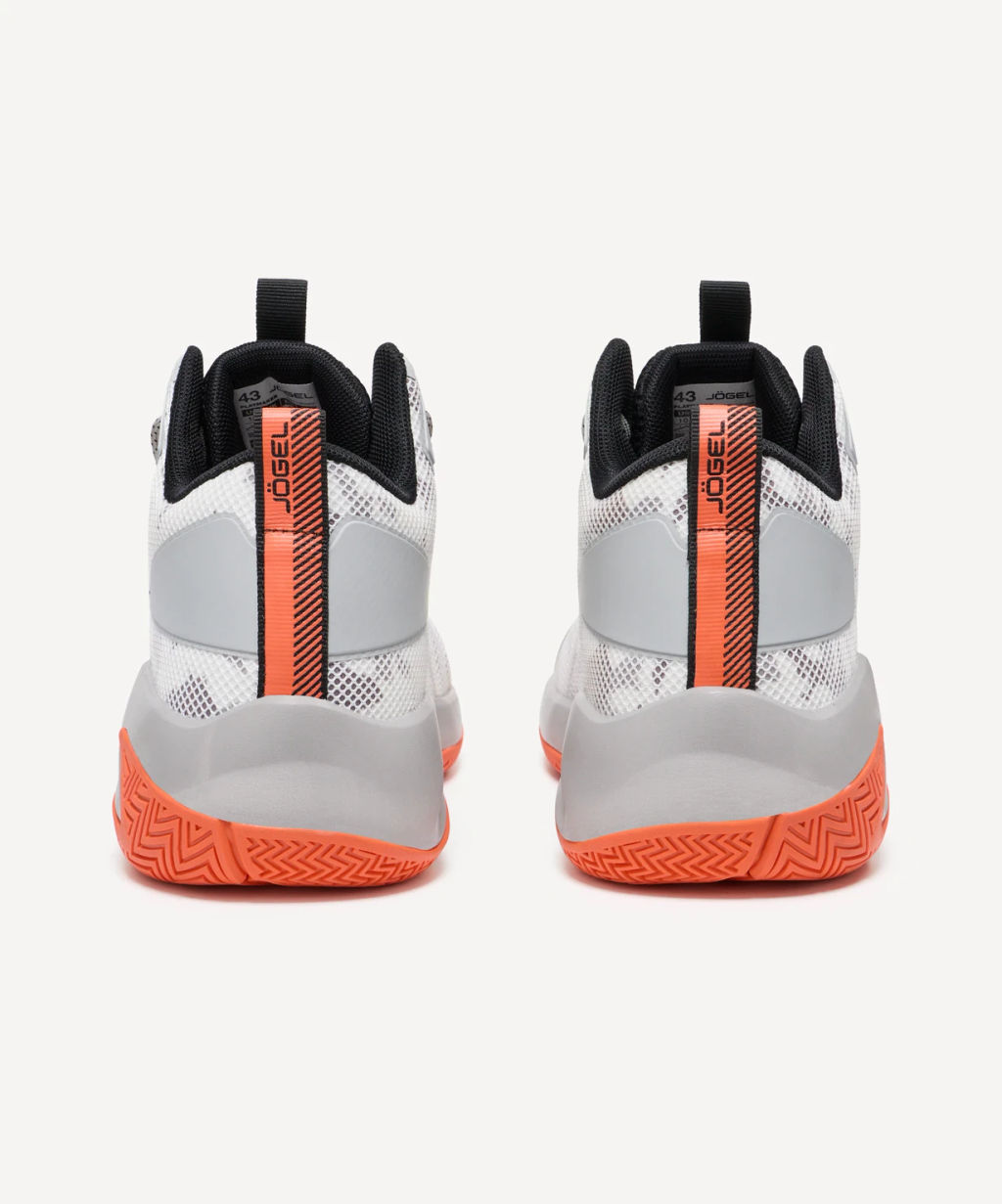 Кроссовки баскетбольные JOGEL Playmaker, серый/оранжевый  фото 9