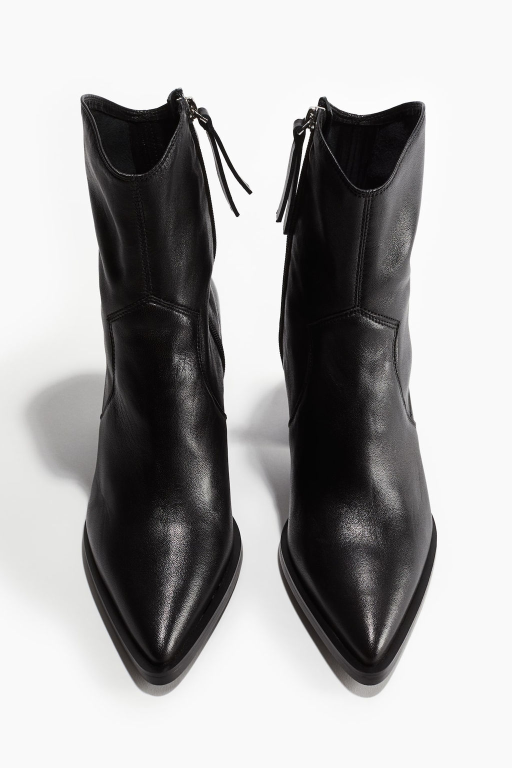 Botines cowboy de piel - H&m фото 3