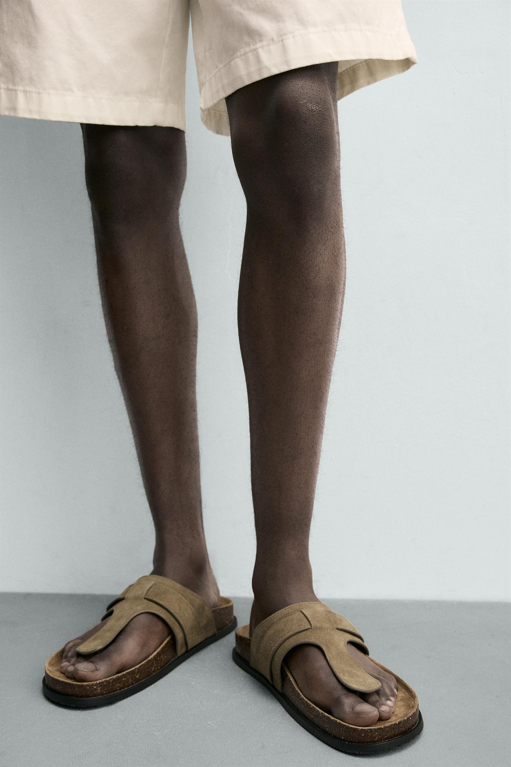 SANDALIA PIEL / Gris Topo - Zara фото 3
