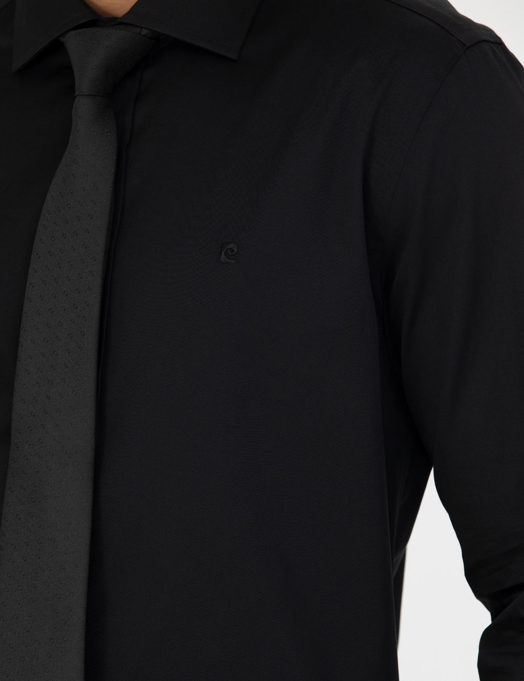 Siyah Slim Fit Uzun Kollu G_mlek