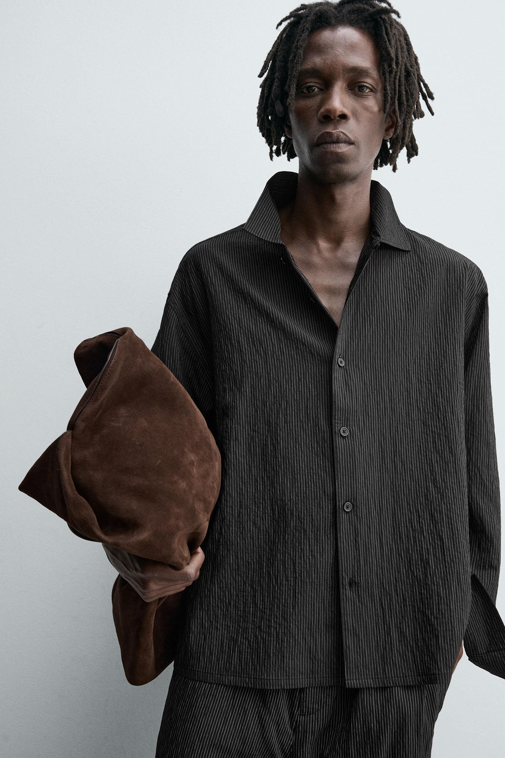 STRIPED FLOWING SHIRT - Zara фото 7