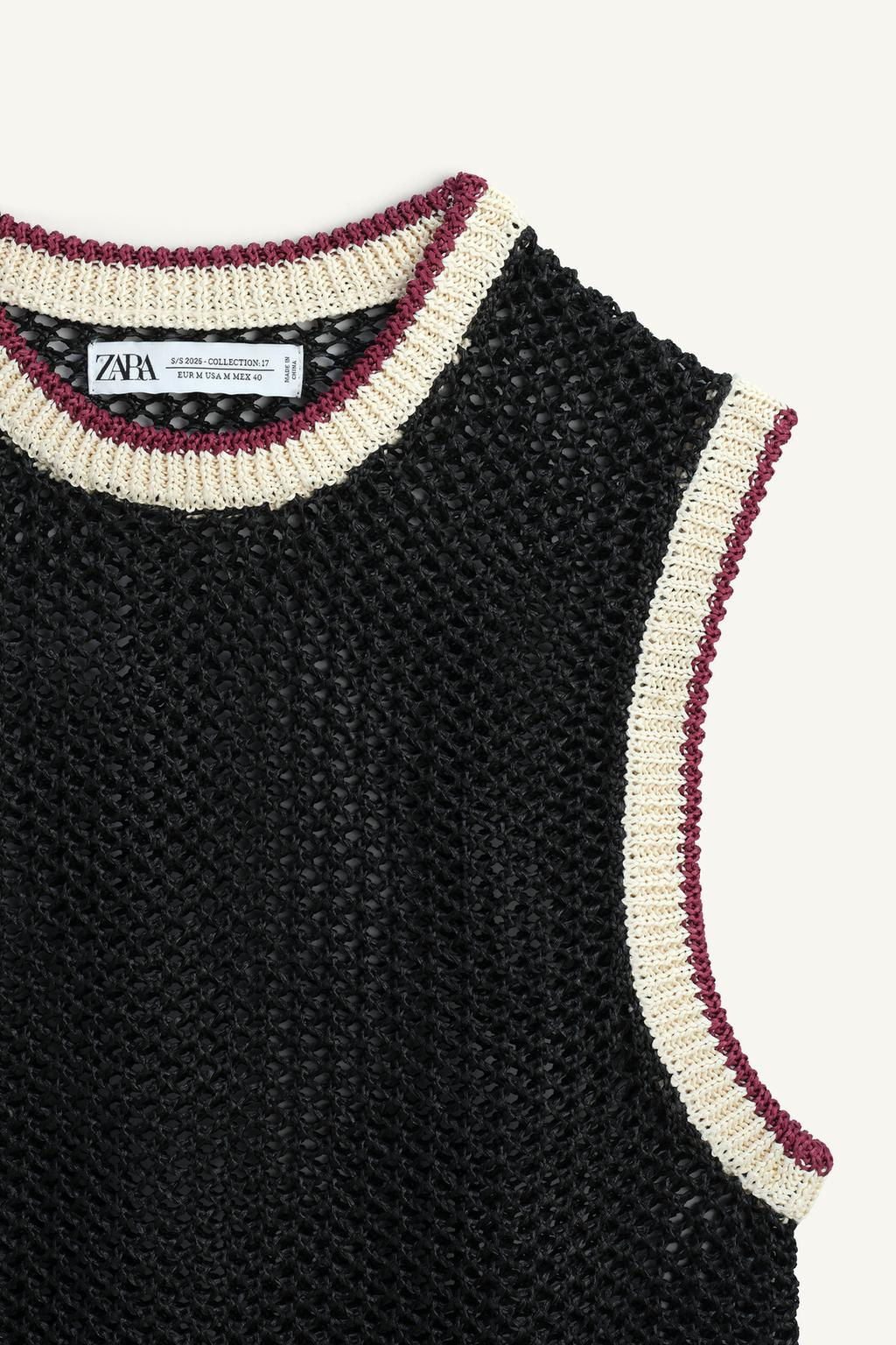 TEXTURED KNIT WAISTCOAT - LIMITED EDITION - Zara фото 6