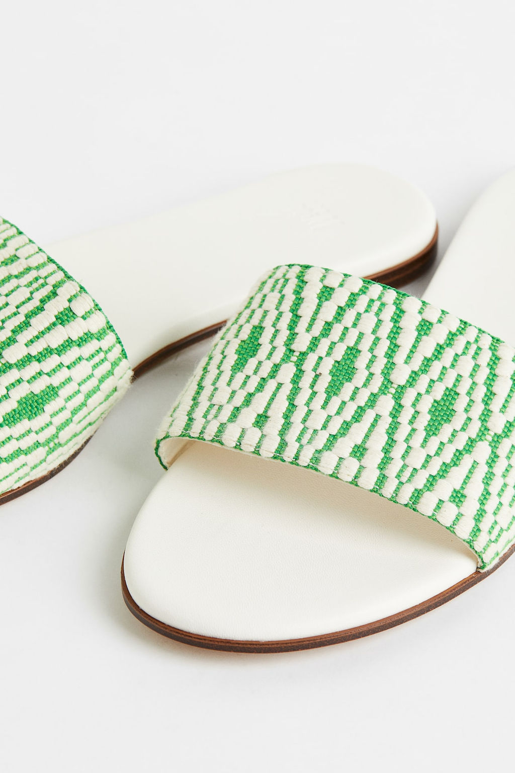 Sandalias abiertas en tejido de jacquard - H&m фото 2