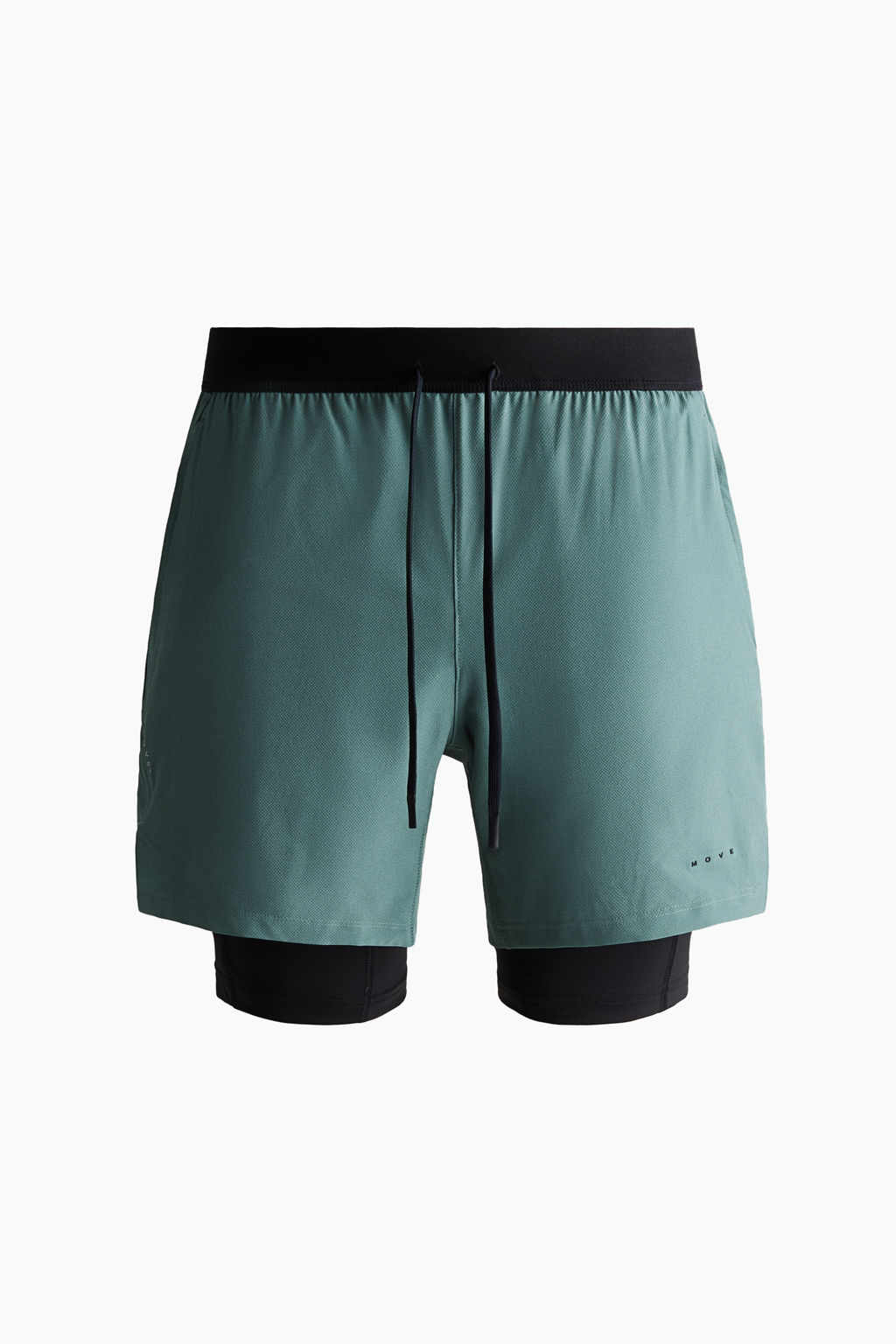 Pantal?n corto de doble capa con DryMove - H&m фото 4