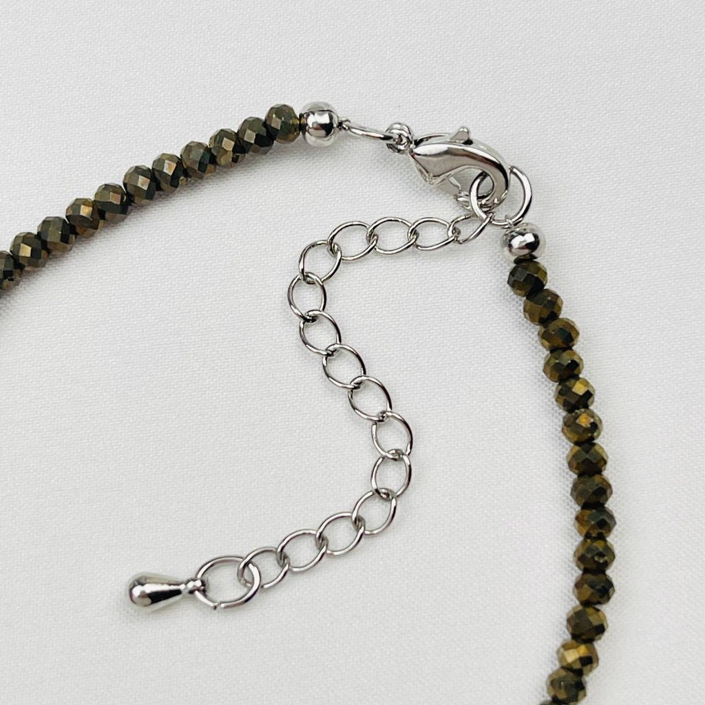 Браслет из Пирита с Селенитом - Радуга самоцветов фото 4