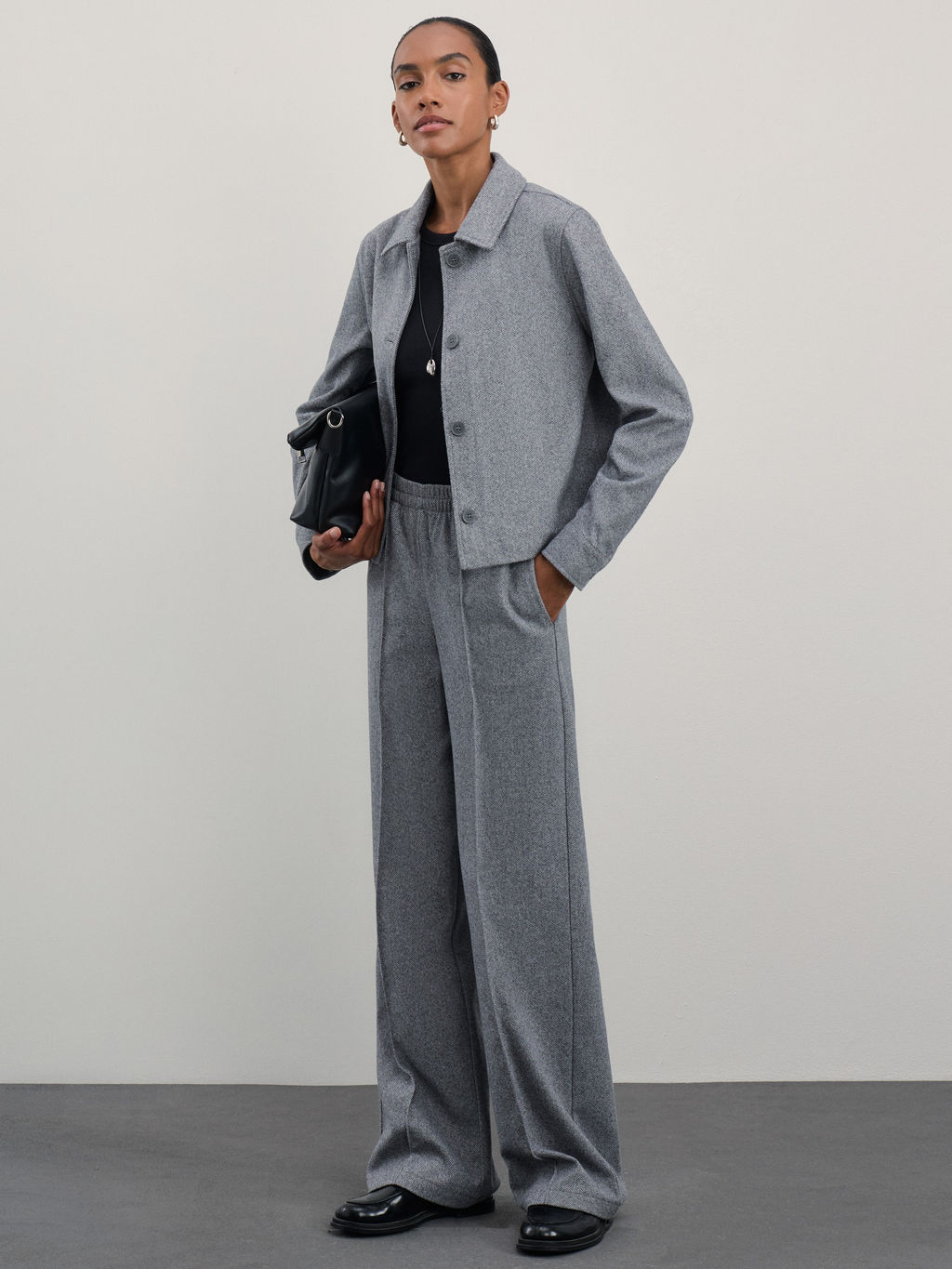 Укороченная рубашка / Zarina  фото 2