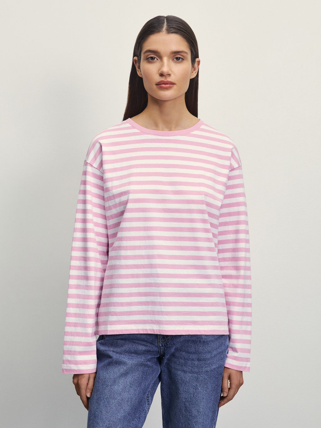 Лонгслив в полоску / Zarina  фото 3