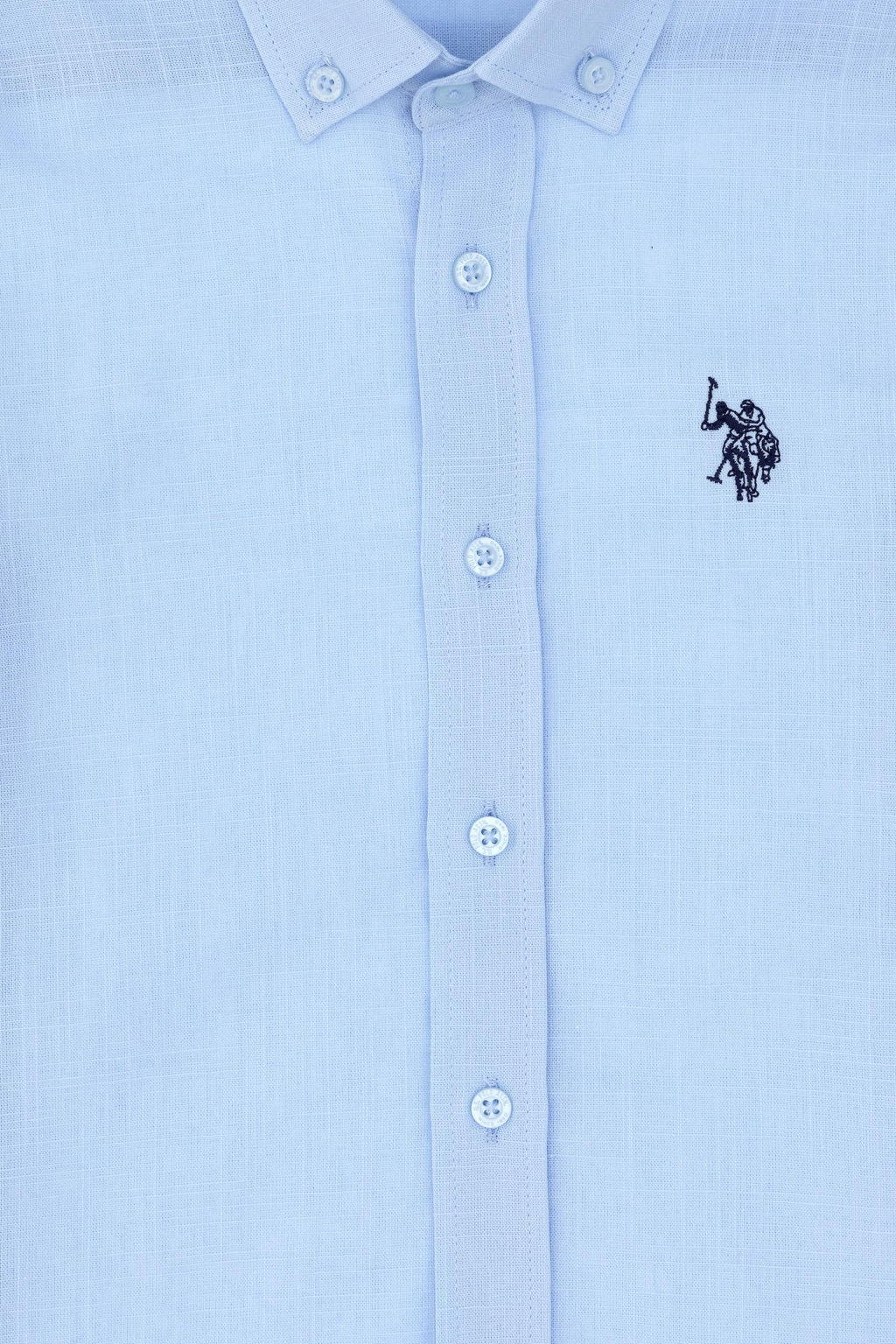 Erkek _ocuk A__k Mavi Uzun Kollu Basic G_mlek Sepette S_rpriz _ndirim - U.s. polo assn фото 4