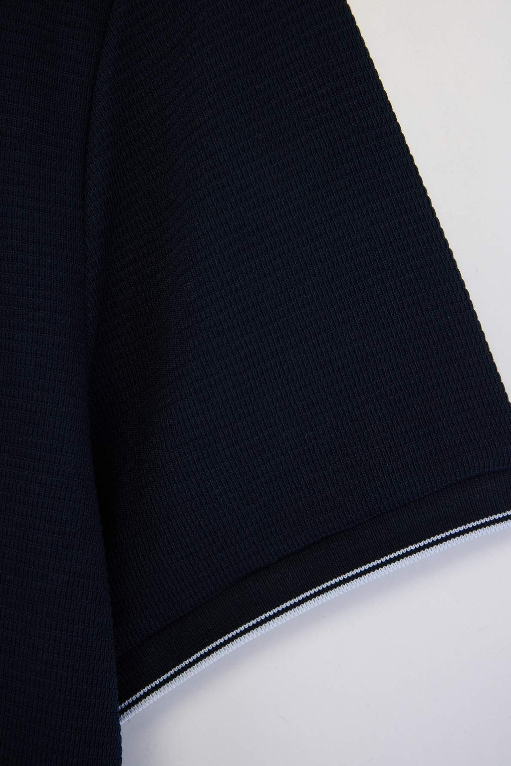 Lacivert Regular Polo Yaka Duz Polo Yaka T-shirt TMNSS26PO00021