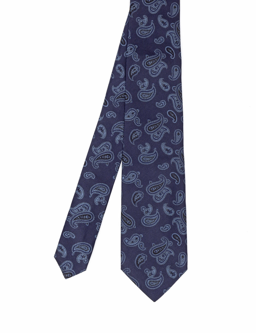 Темно-синий шелковый галстук - Cacharel фото 8