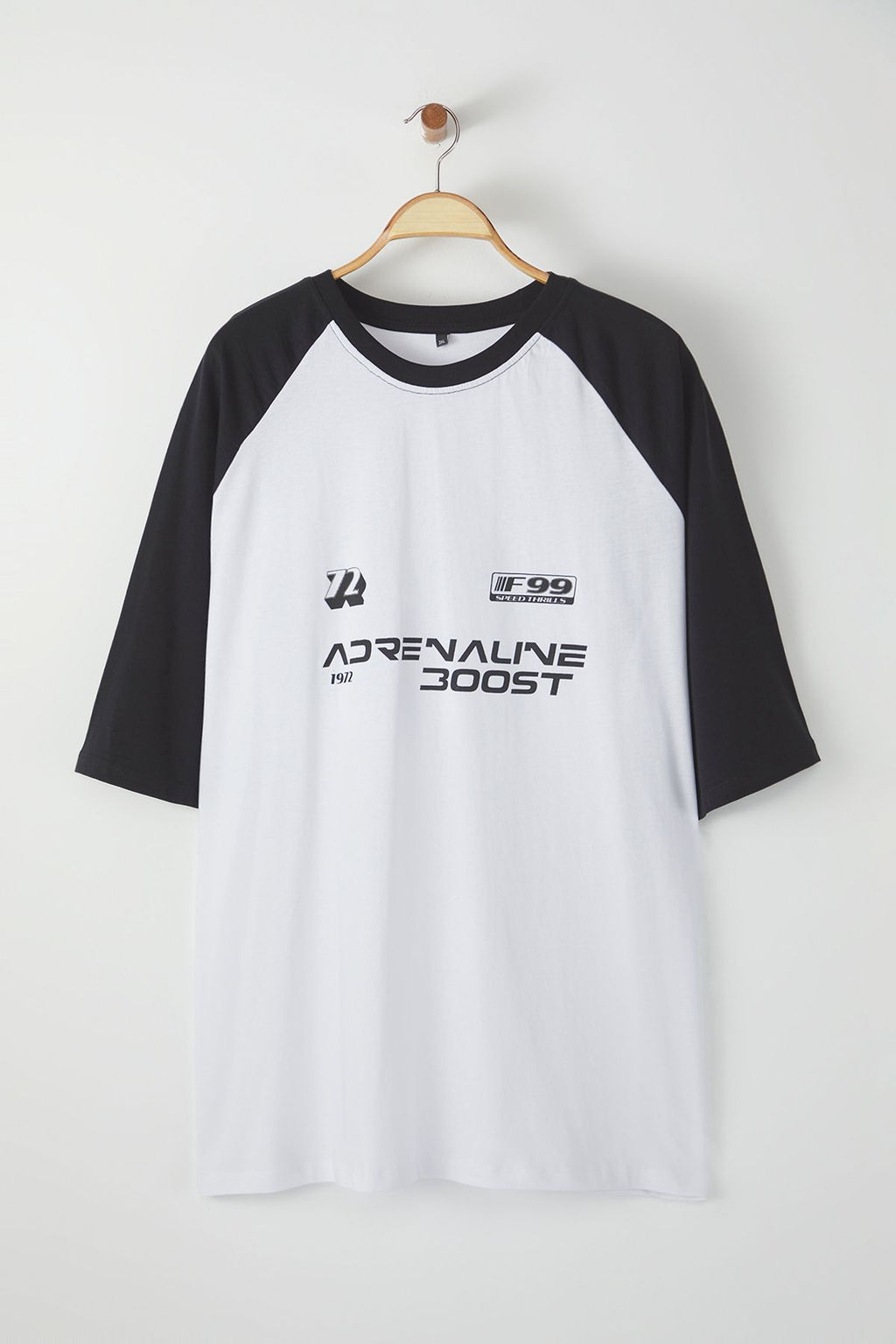TRENDYOL MAN Buyuk Beden Siyah Oversize/Genis Kesim %100 Pamuklu T-Shirt TMNSS25BF00007 - Trendyolmilla фото 2