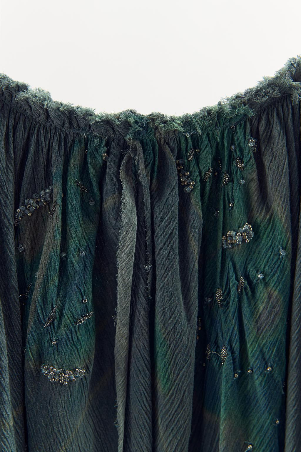 COMBINED BEADED TOP - Zara фото 7