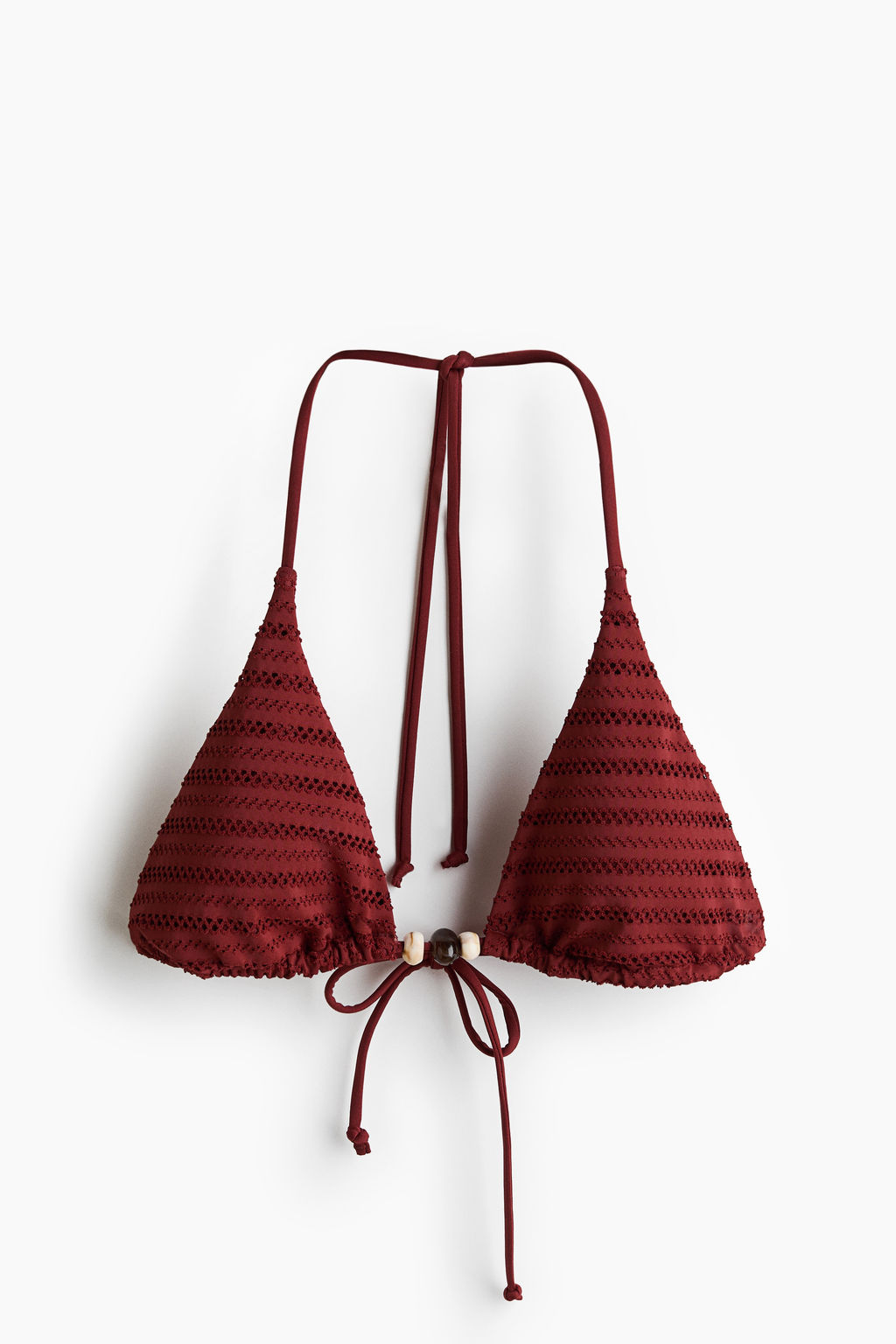 Top de bikini triangular con relleno - H&m фото 3