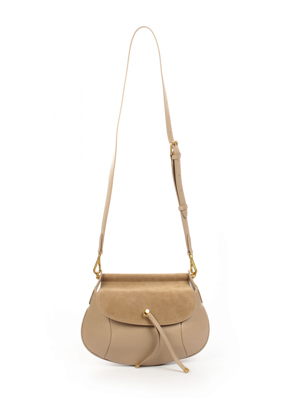 LACCOMA сумка АМ2080-С-песочный натуральная кожа хлопок