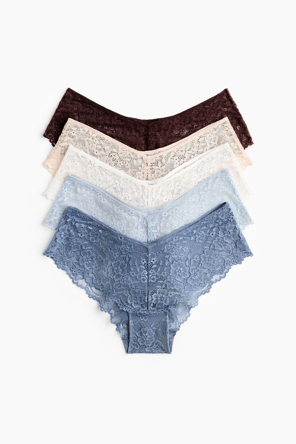 Pack de 5 bragas hipster de encaje - H&m фото 3