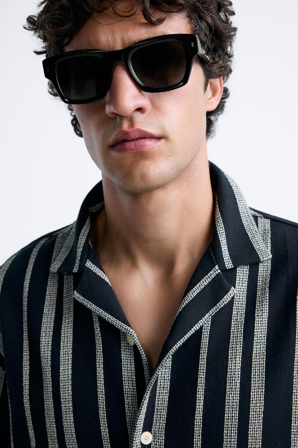 CIZGILI DOKULU GOMLEK - Zara фото 7