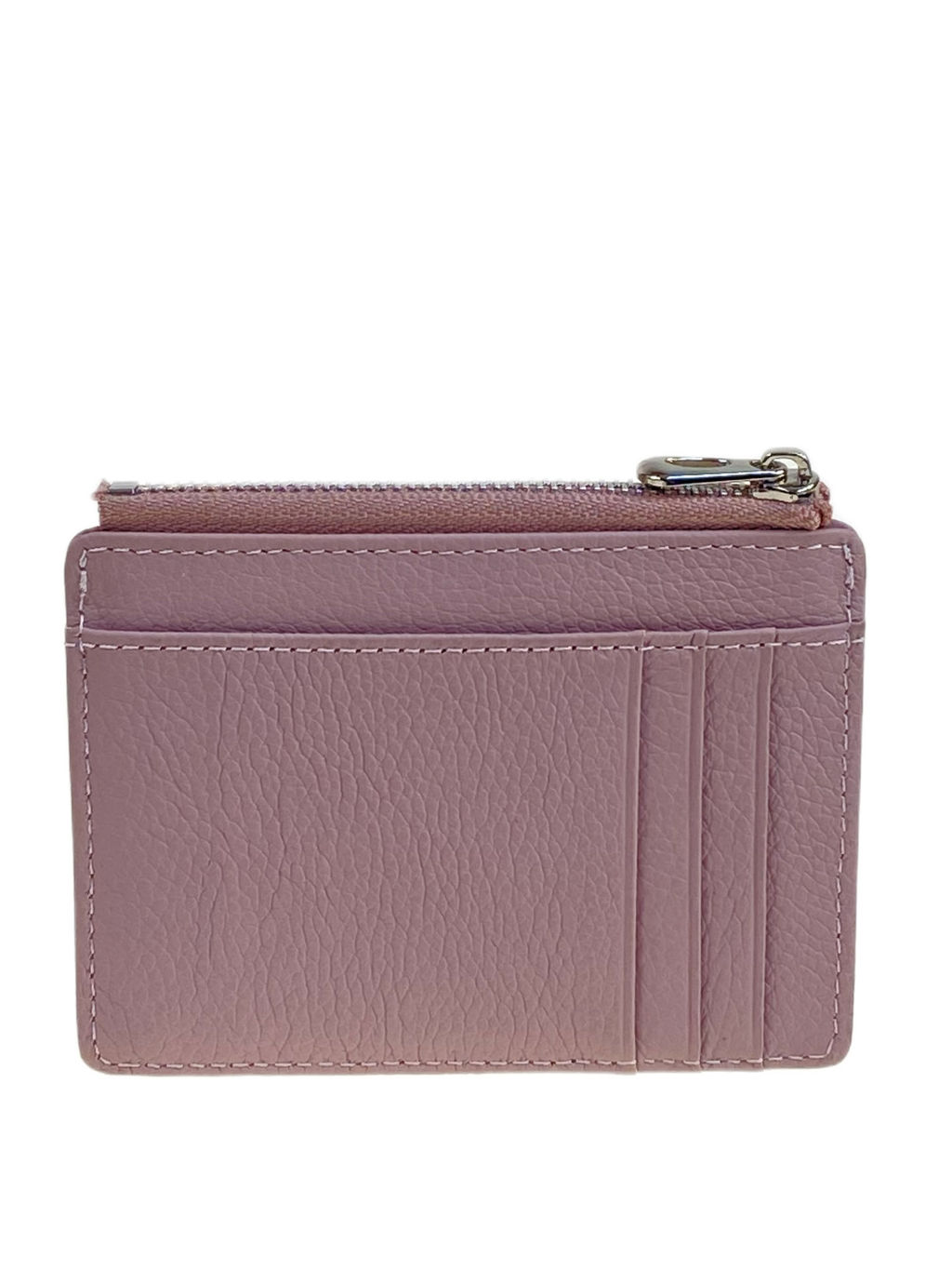 Картхолдер женский из натуральной кожи для пластиковых карт, цвет светло розовый - Greta фото 2