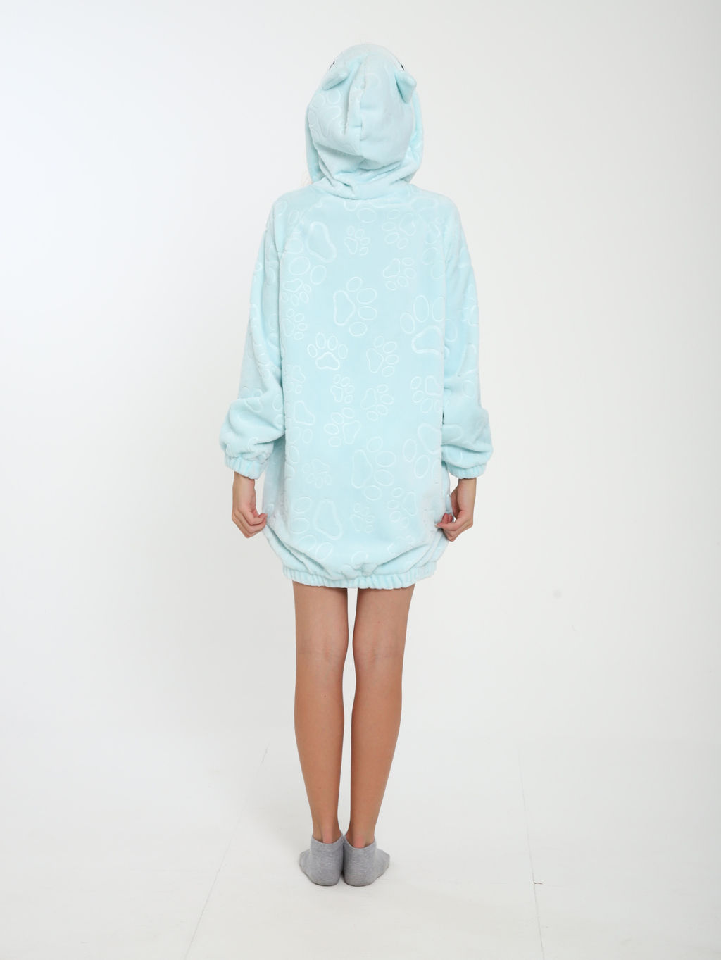 Халат "Лапки" бирюза