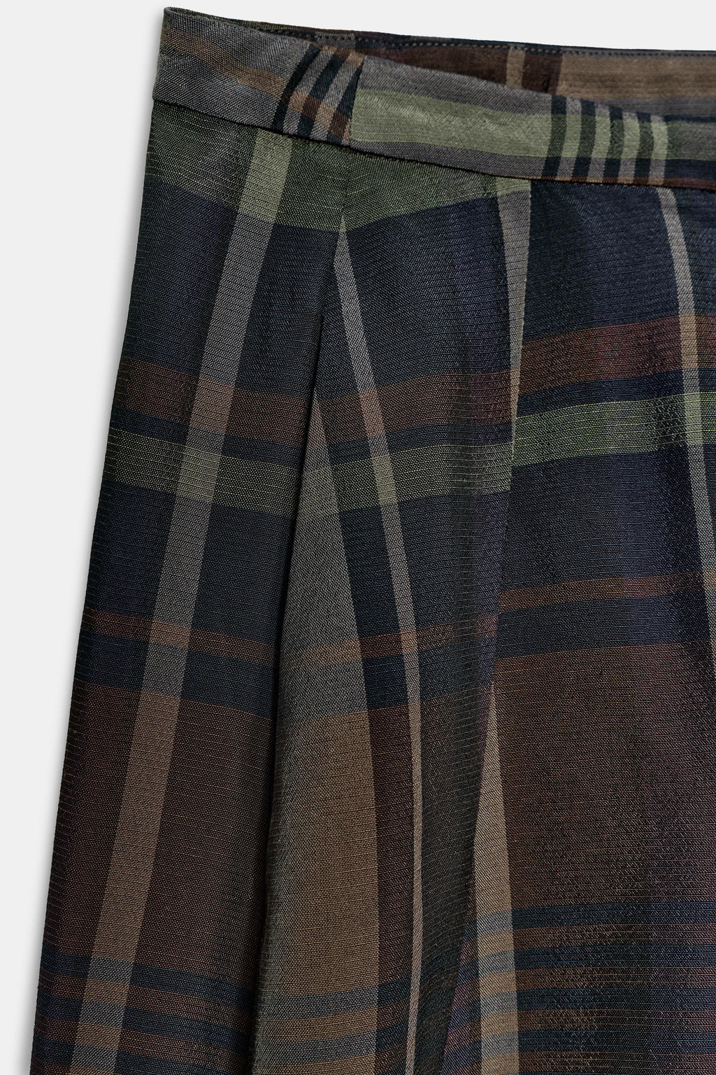 ZW COLLECTION CHECK BALLOON TROUSERS - Zara фото 7