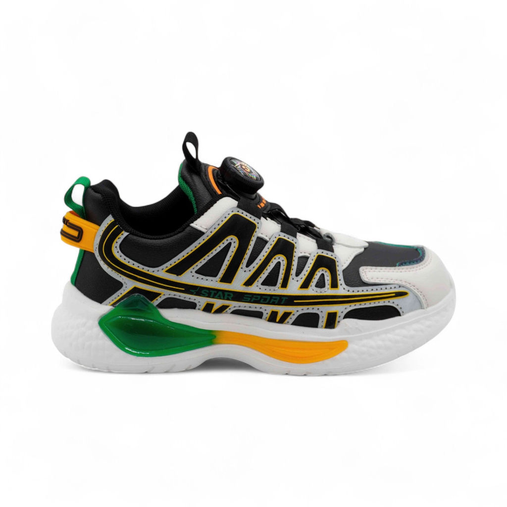 Кроссовки А7221-6 черно зеленые - Sport фото 2