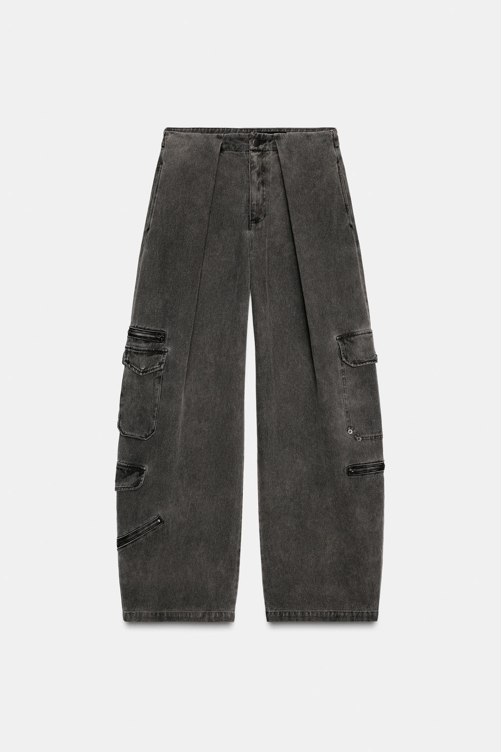 ZW COLLECTION BALLOON CARGO TROUSERS - Zara фото 2