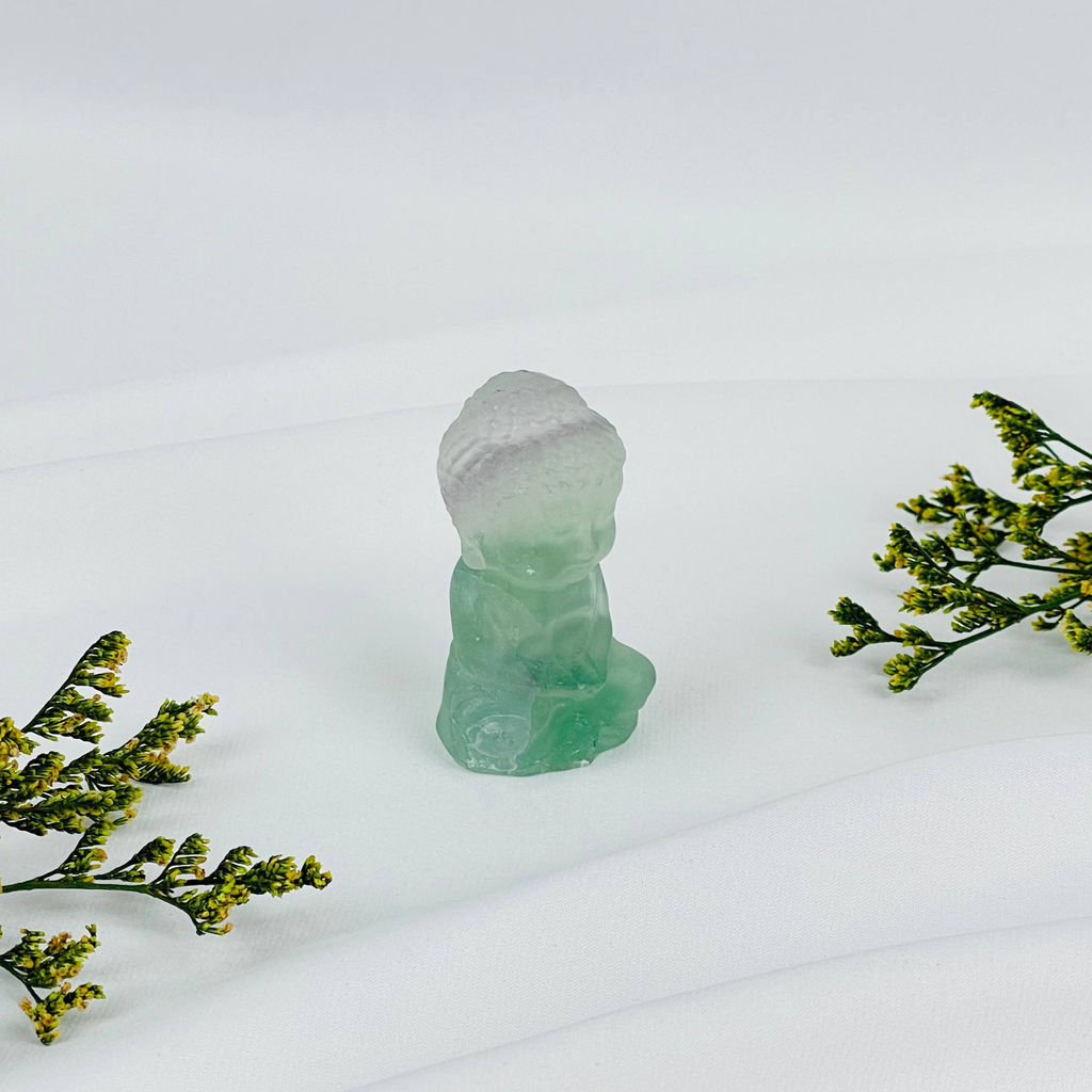 Фигурка Будда из Флюорита - Радуга самоцветов фото 4