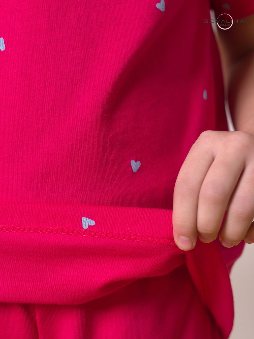 Костюм Лето сердечки малина-маджента - Sovalina фото 6