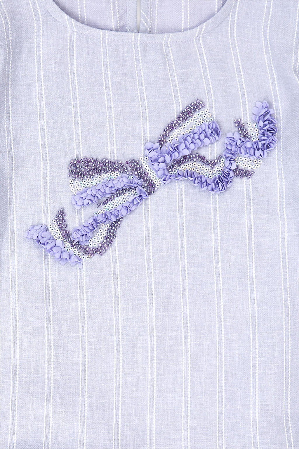 Сиреневая рубашка для девочки с длинным рукавом - U.s. polo assn фото 6