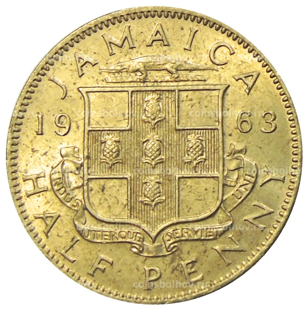 1/2 пенни 1963 года Ямайка