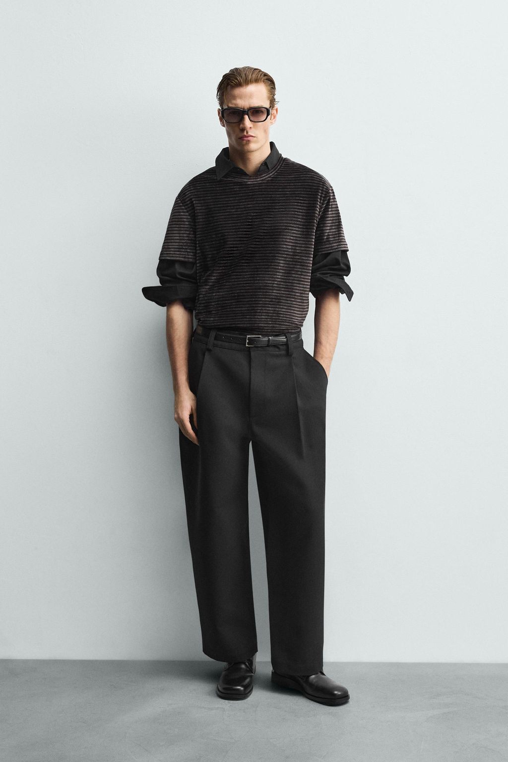 WASHED TEXTURED T-SHIRT