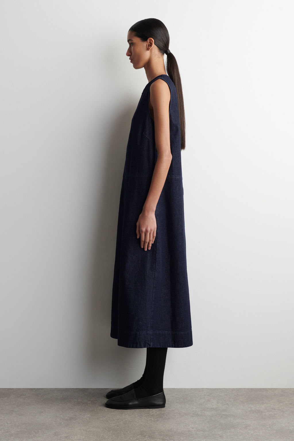 VESTIDO VAQUERO MIDI CORTE EVAS? - H&m фото 7