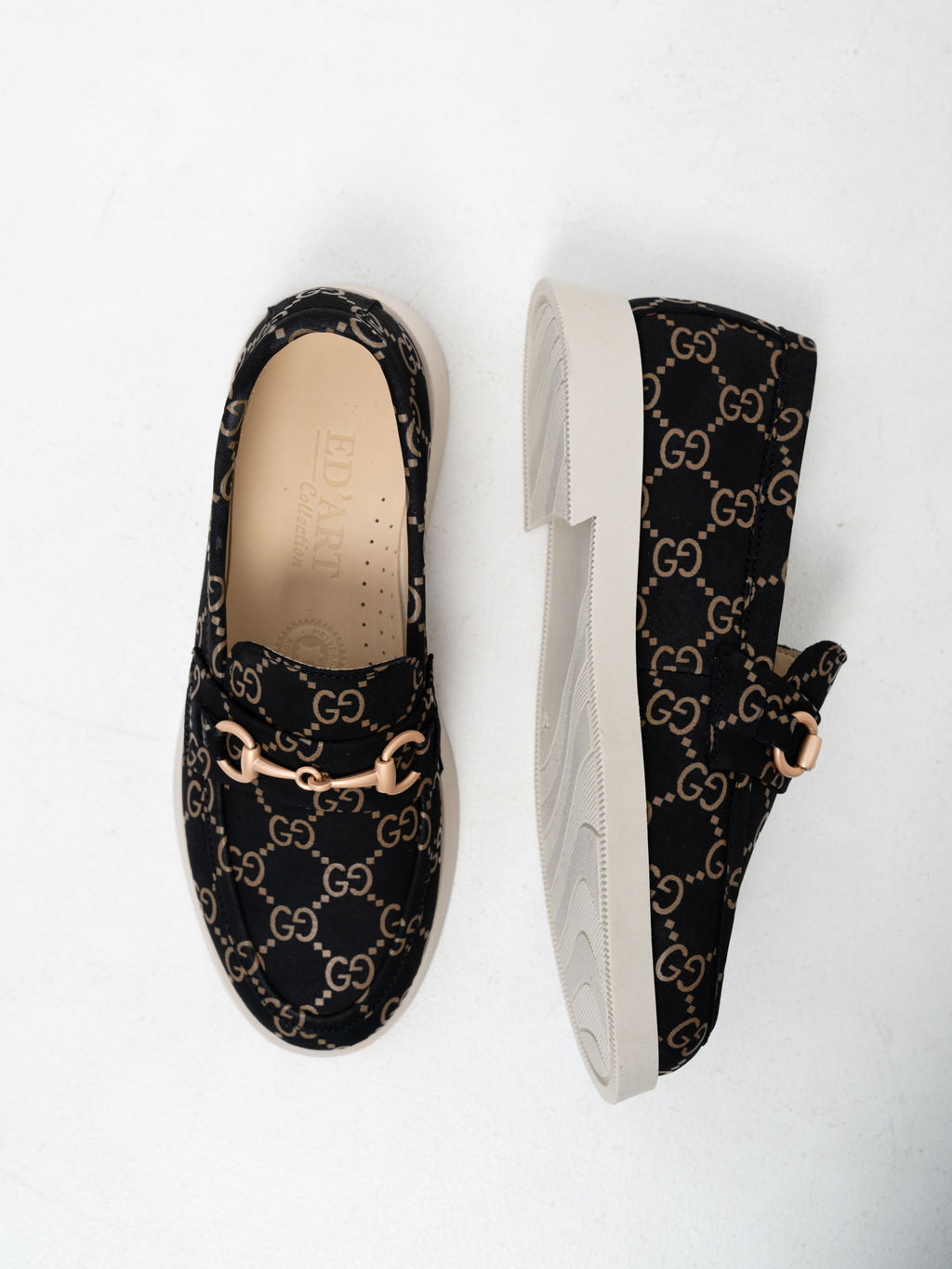 Лоферы туфли 172.1841be.Черный гуччи