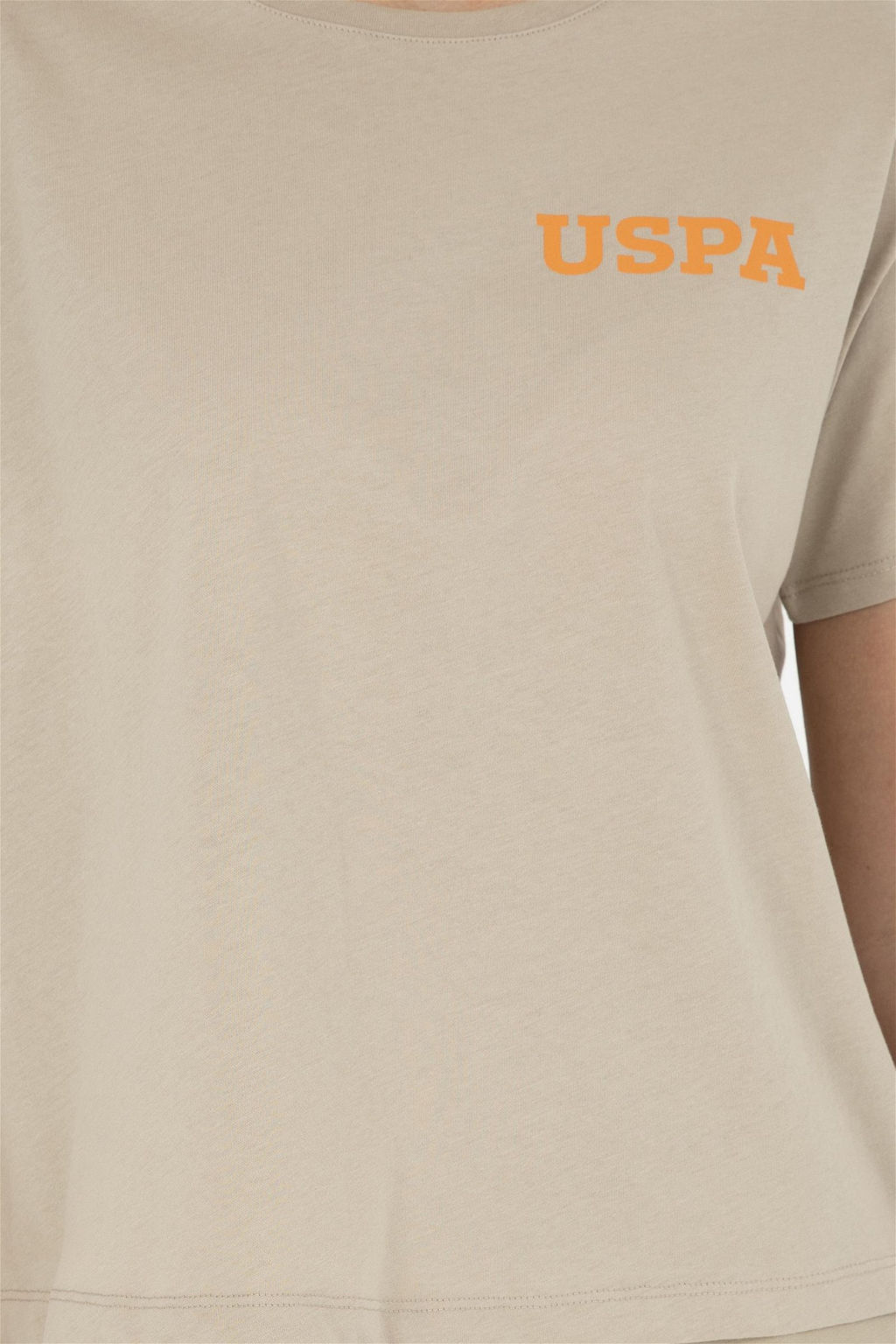 Женская футболка светло-хаки - U.s. polo assn фото 6