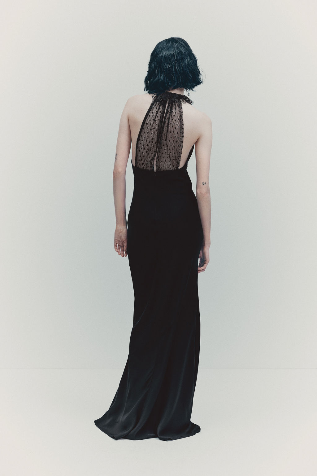 Vestido con capa de malla - H&m фото 6