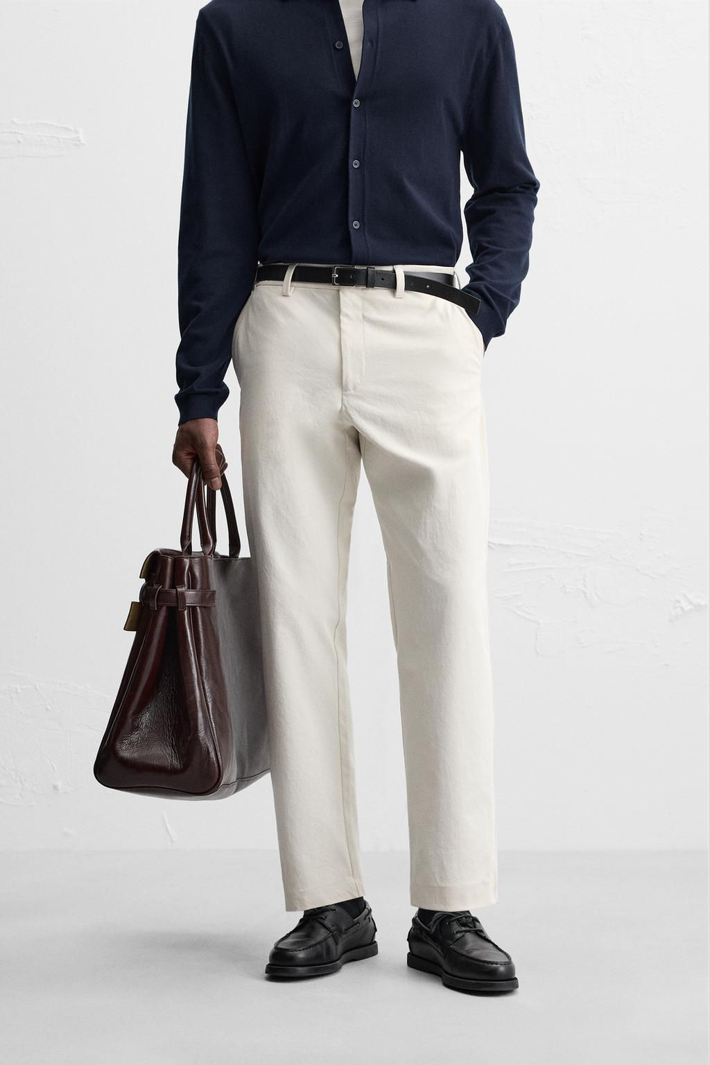 QUICK DRY CHINO TROUSERS - Zara фото 2