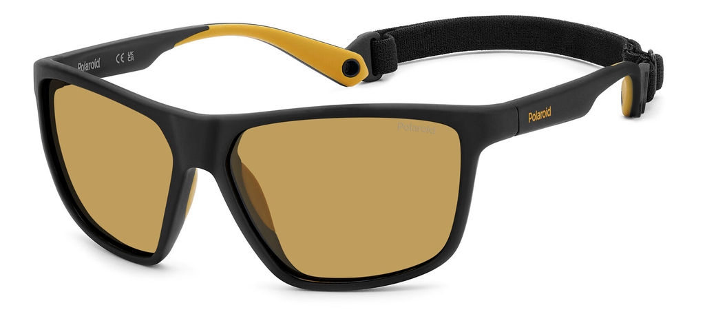 Солнцезащитные очки POLAROID PLD 7040/S Чёрный, мужские