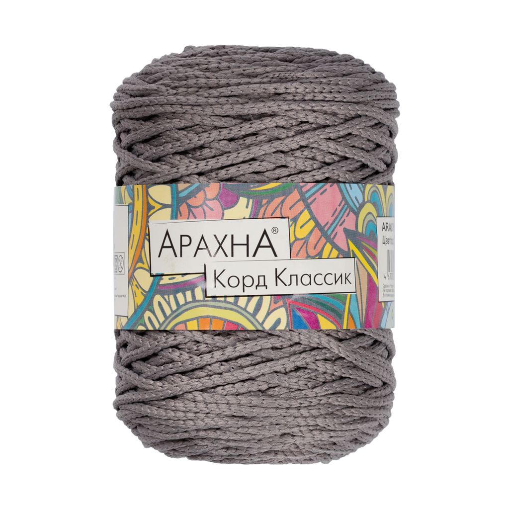 Пряжа ARACHNA Cord Classic 100% полиэфир 3 шт. х 200 г  10 г 100 м  5 м