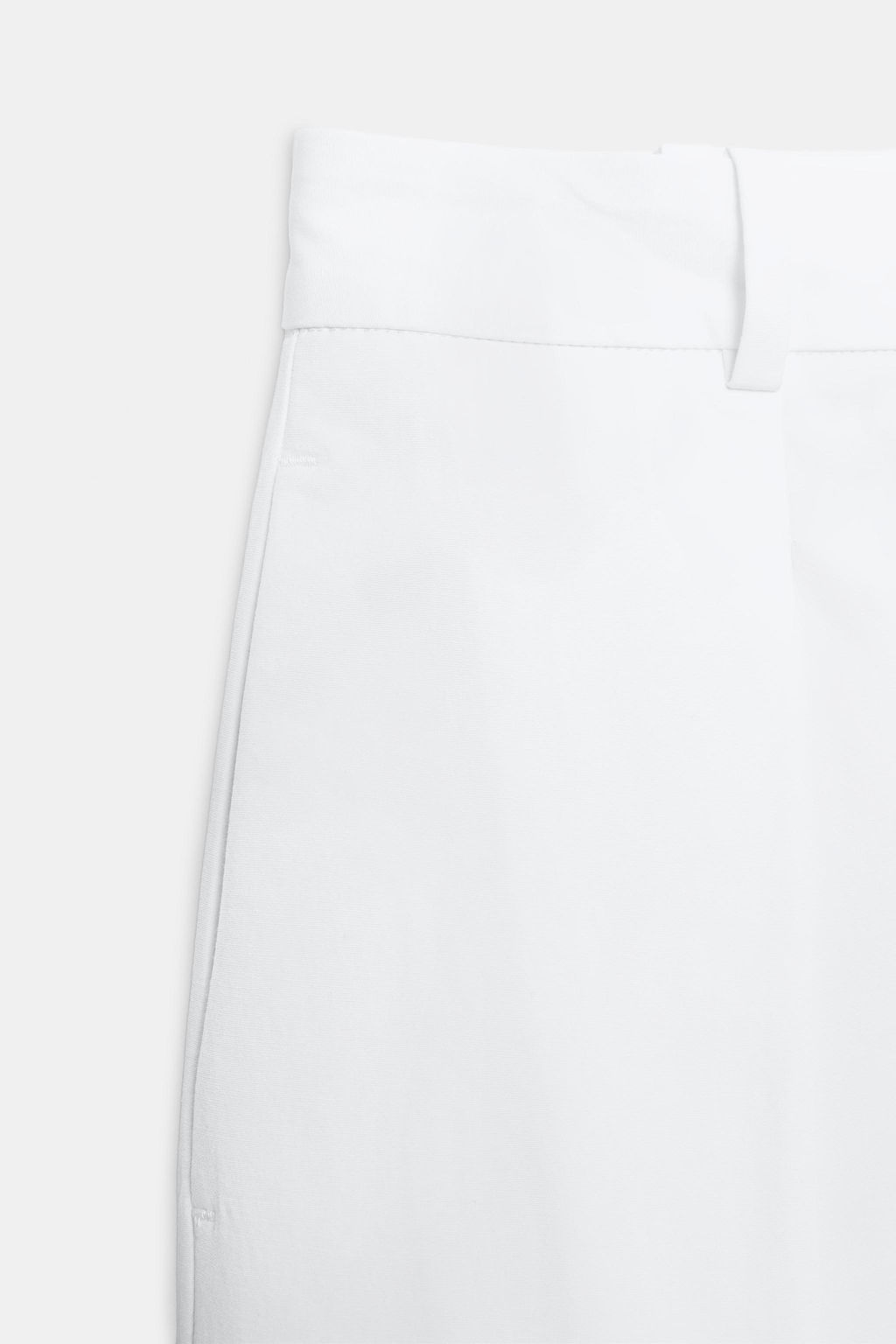 PANTAL?N POPEL?N PINZAS / Blanco - Zara фото 8