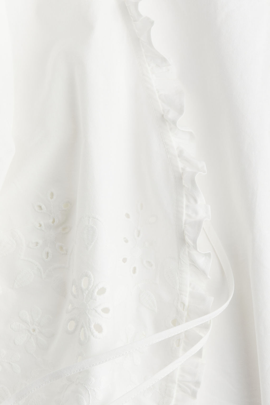 Blusa de algod?n con bordado ingl?s - H&m фото 2