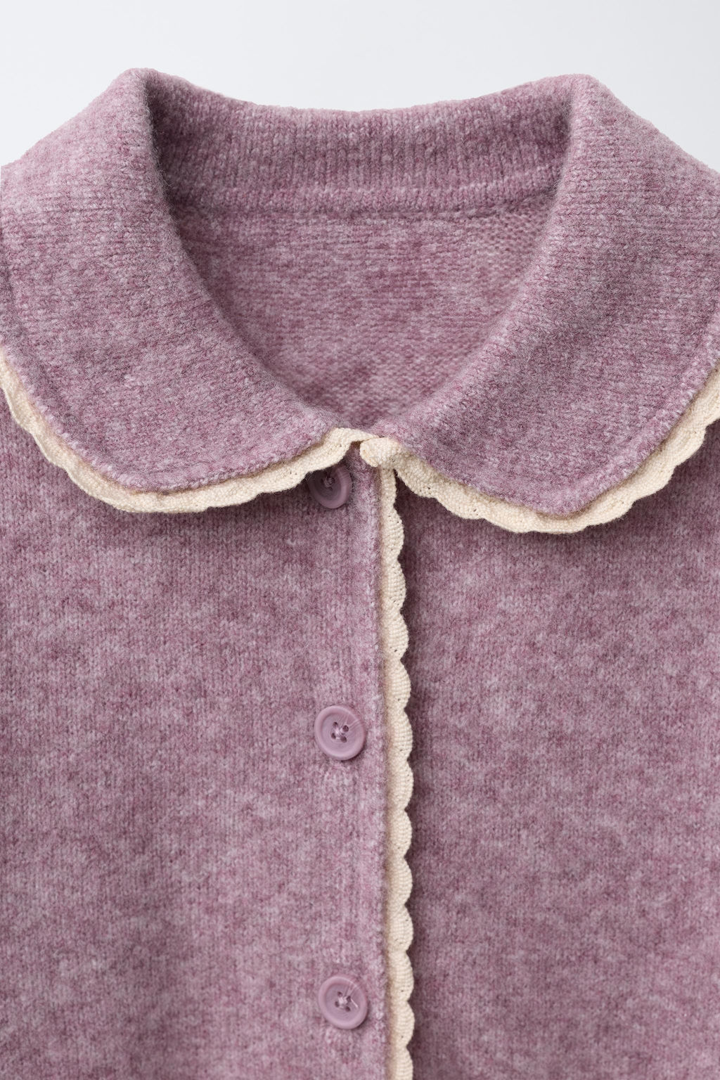 CARDIGAN WITH LACE TRIMS - Zara фото 3