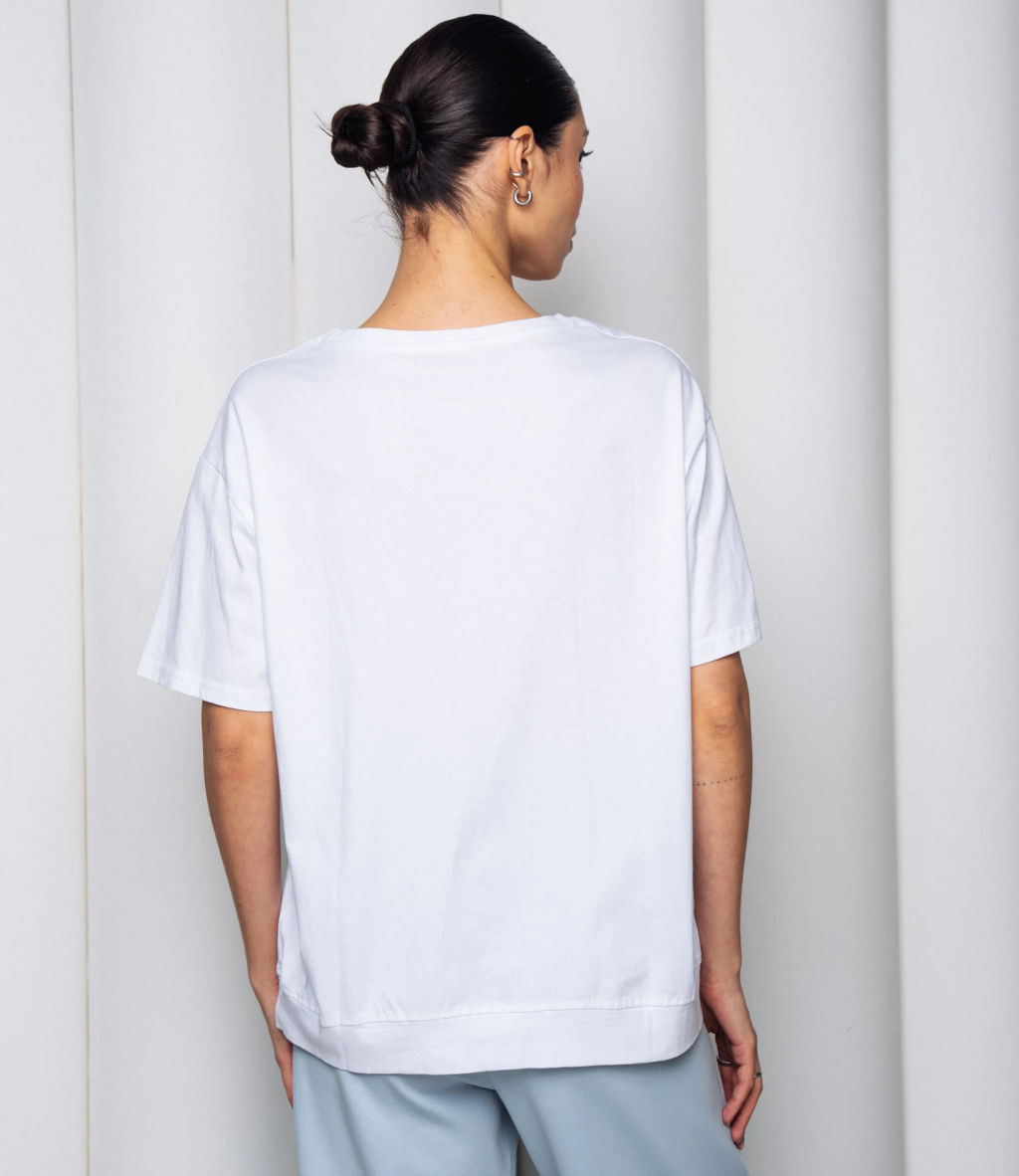 Футболка #КТ1062 (2), белый - Dommod фото 3